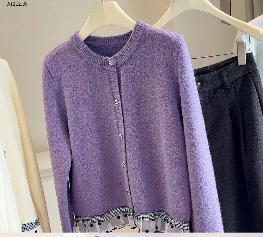 ÁO LEN CỔ TRÒN CHO NỮsỉ 245k