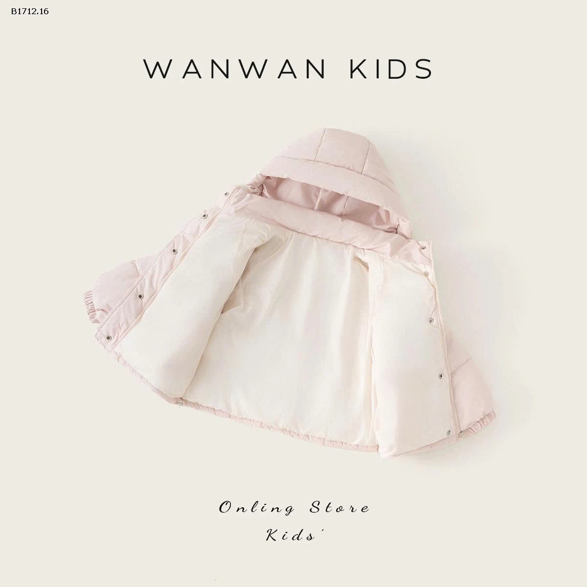 Áo khoác siu nhẹ ấm cho bé -sỉ 213k