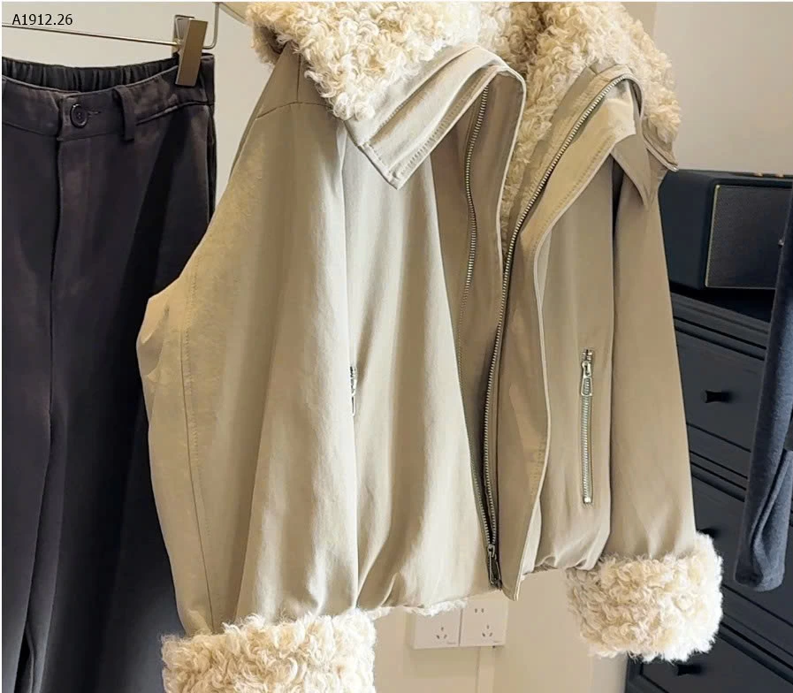 Áo khoác parka/áo khoác ngắn dáng rộng ấm áp dành cho nữ  nhà ANNA-Giá sỉ 548k