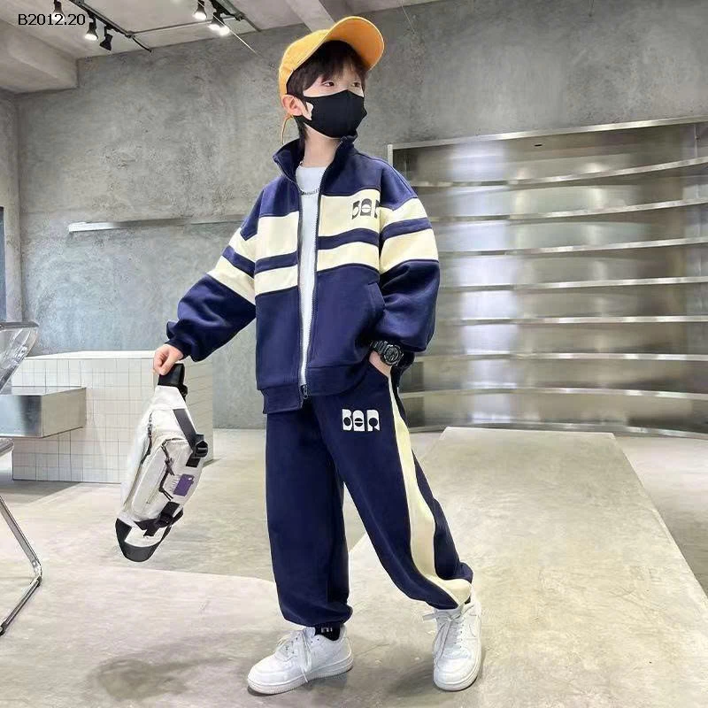 BỘ NỈ THỂ THAO BÉ TRAI SIZE ĐẠI HOT HIT - sỉ 172k