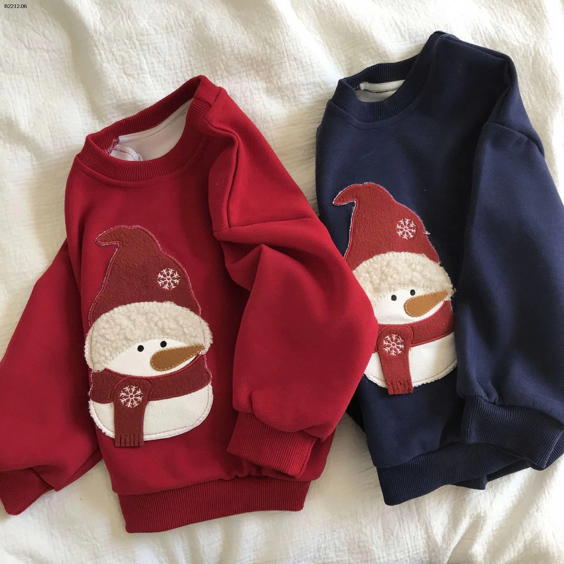 ÁO NỈ NGƯỜI TUYẾT CHO BÉ- sỉ 170k