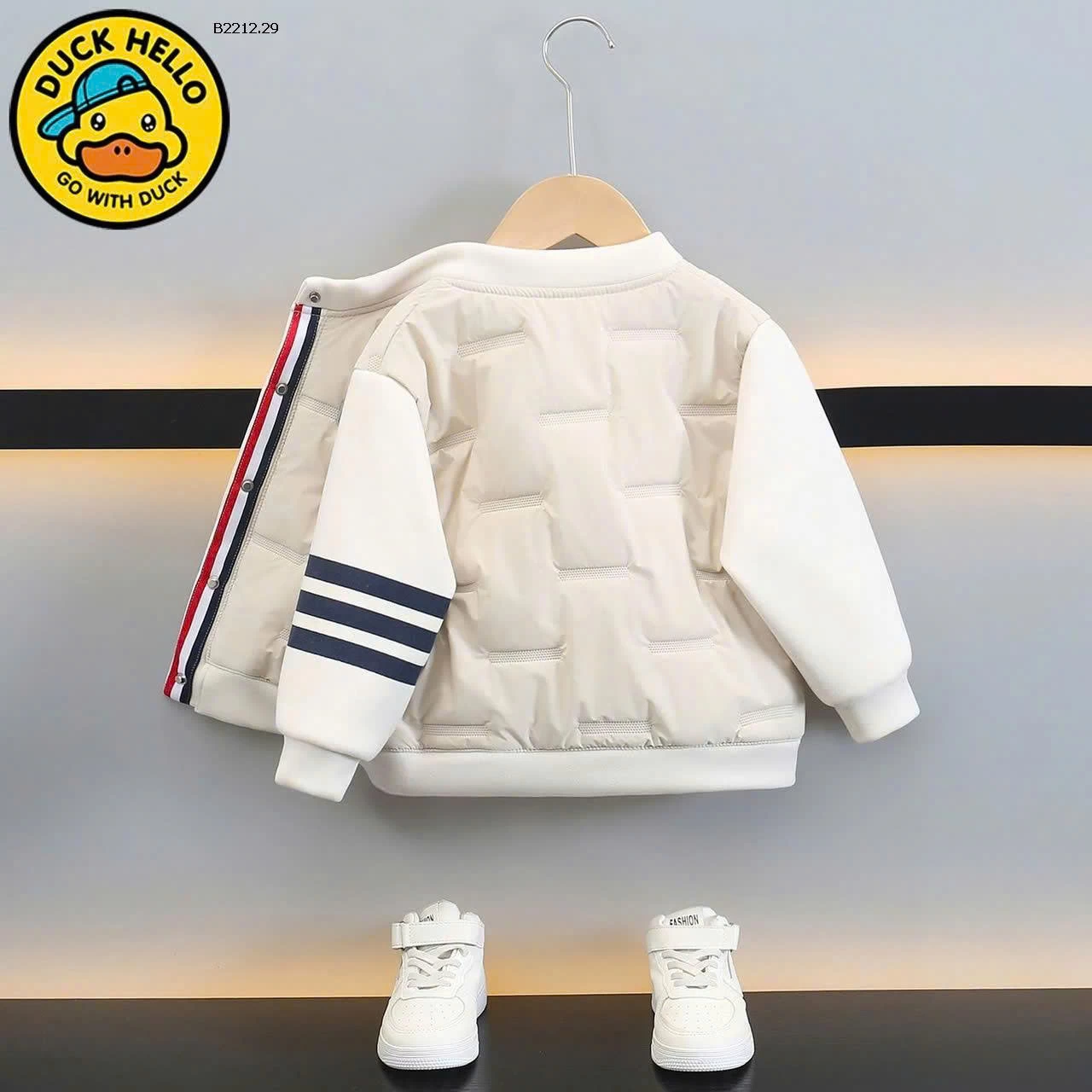 ÁO PHAO PHỐI NỈ CHO BÉ SIZE ĐẠI- sỉ 193k