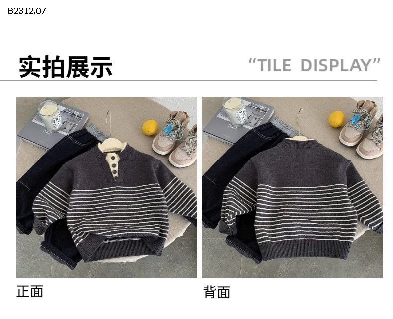 Áo len mùa đông Muye dành cho trẻ em NHÀ MUYE-Giá sỉ 182k