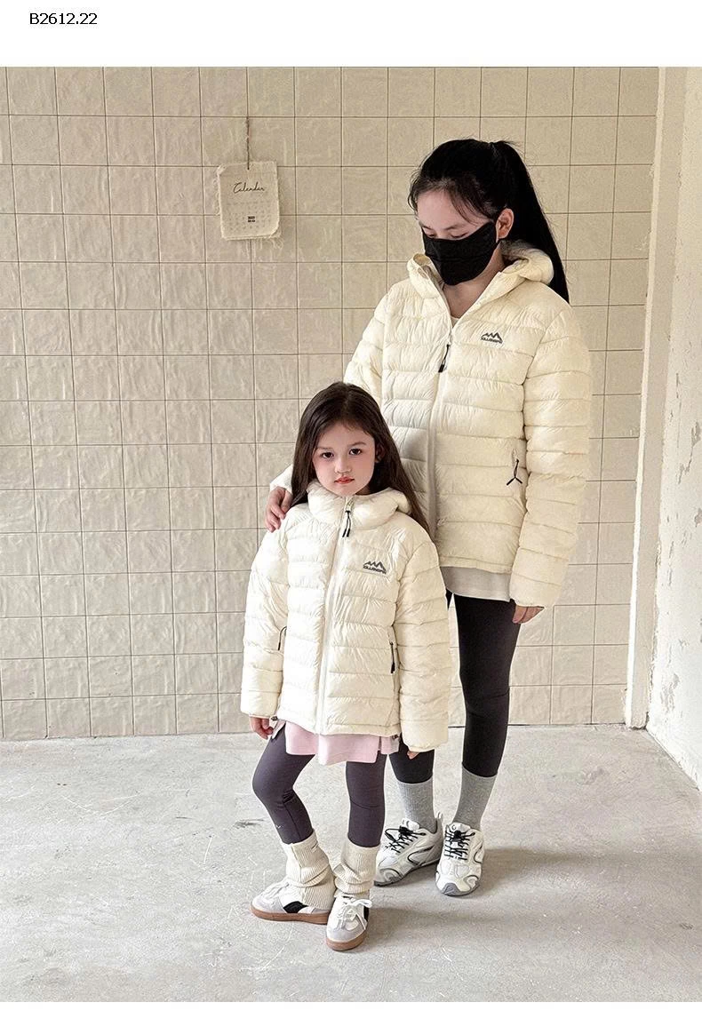 ÁO KHOÁC PHAO CHO MẸ VÀ BÉ -Giá sỉ  sz 100-150: 242k  sz M-XL: 283k 