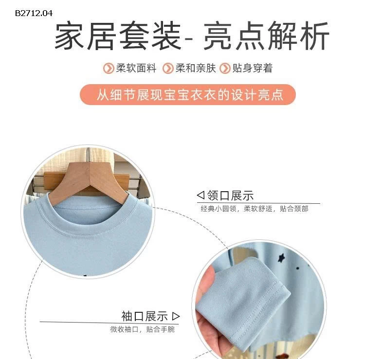 BỘ COTTON DỄ THƯƠNG CHO BÉ -Giá sỉ  sz 80-110  :  80k sz 120-160   :  93K