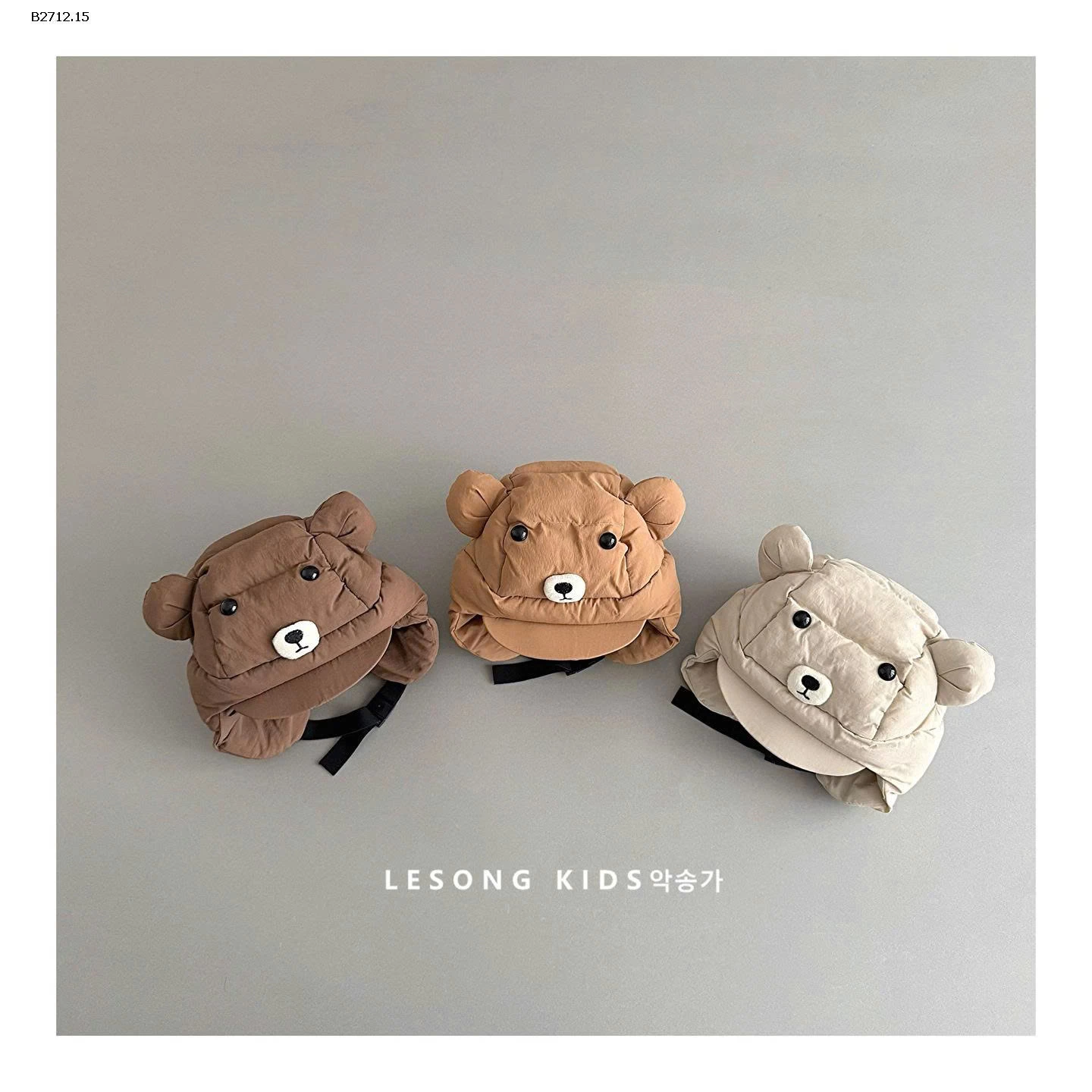 MŨ PHAO GẤU VINTAGE5 - sỉ 125k