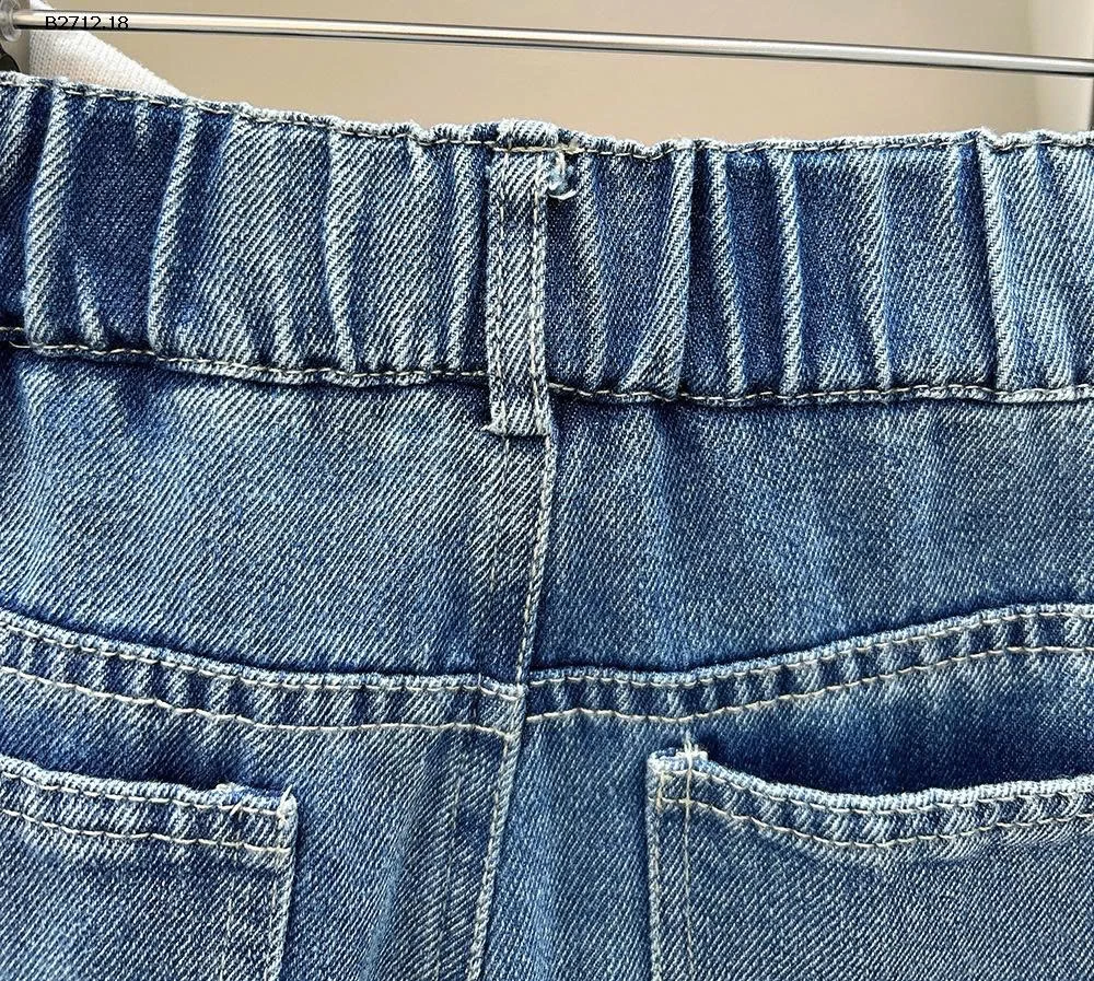 QUẦN JEAN THÊU NƠ BÉ GÁI KACADY  - sỉ 154k