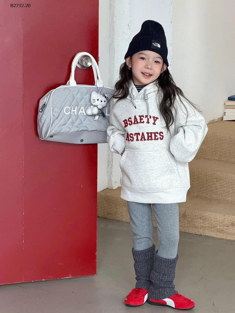 ÁO NỈ HODDIE BASIC CHO BÉ AMBB - Giá sỉ Sz 90-150 256k Sz 160 281k Sz 170 310k