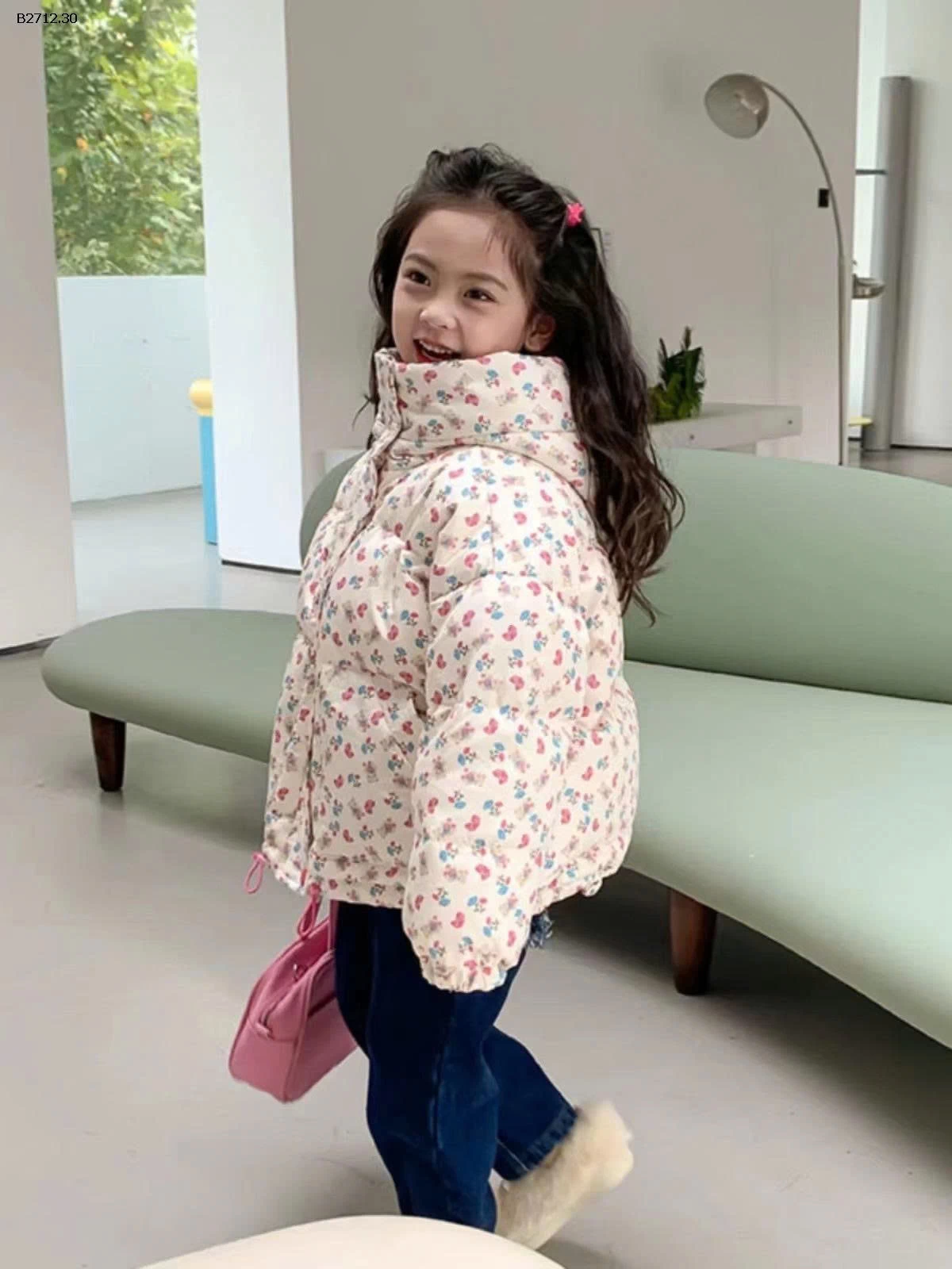 ÁO PHAO HOA NHÍ LÓT LÔNG CHO BÉ  - sỉ 222k