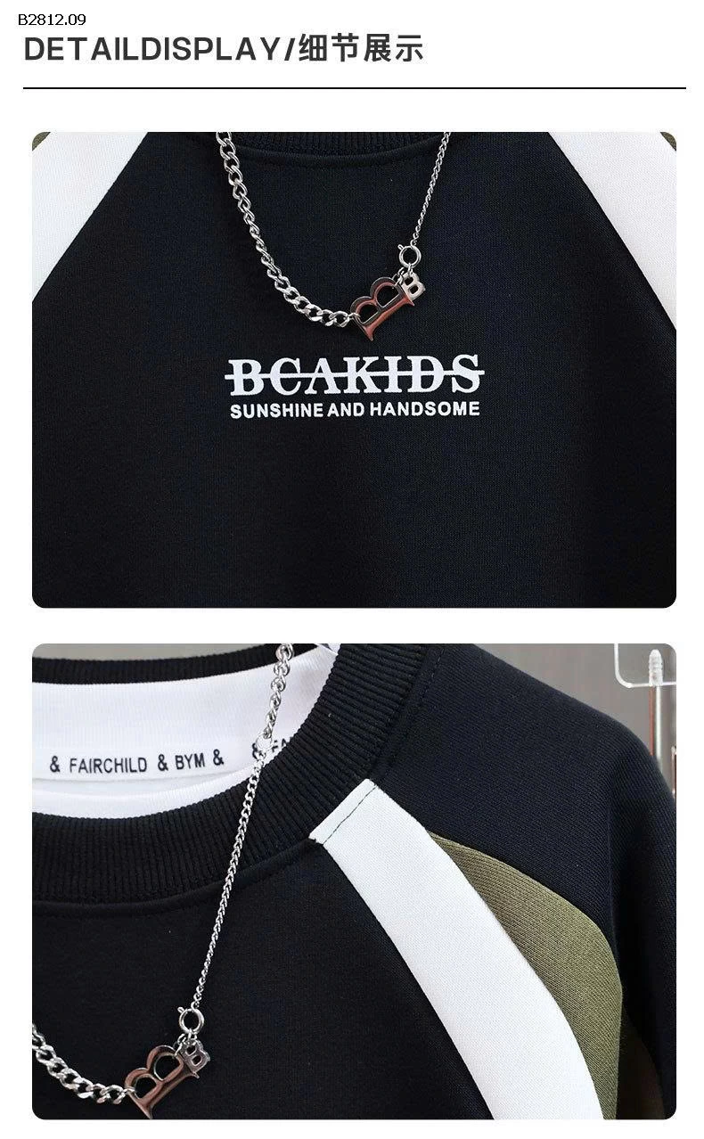 Bộ áo nỉ cho bé trai- giá sỉ   loại thường :285k lót nỉ : 326k