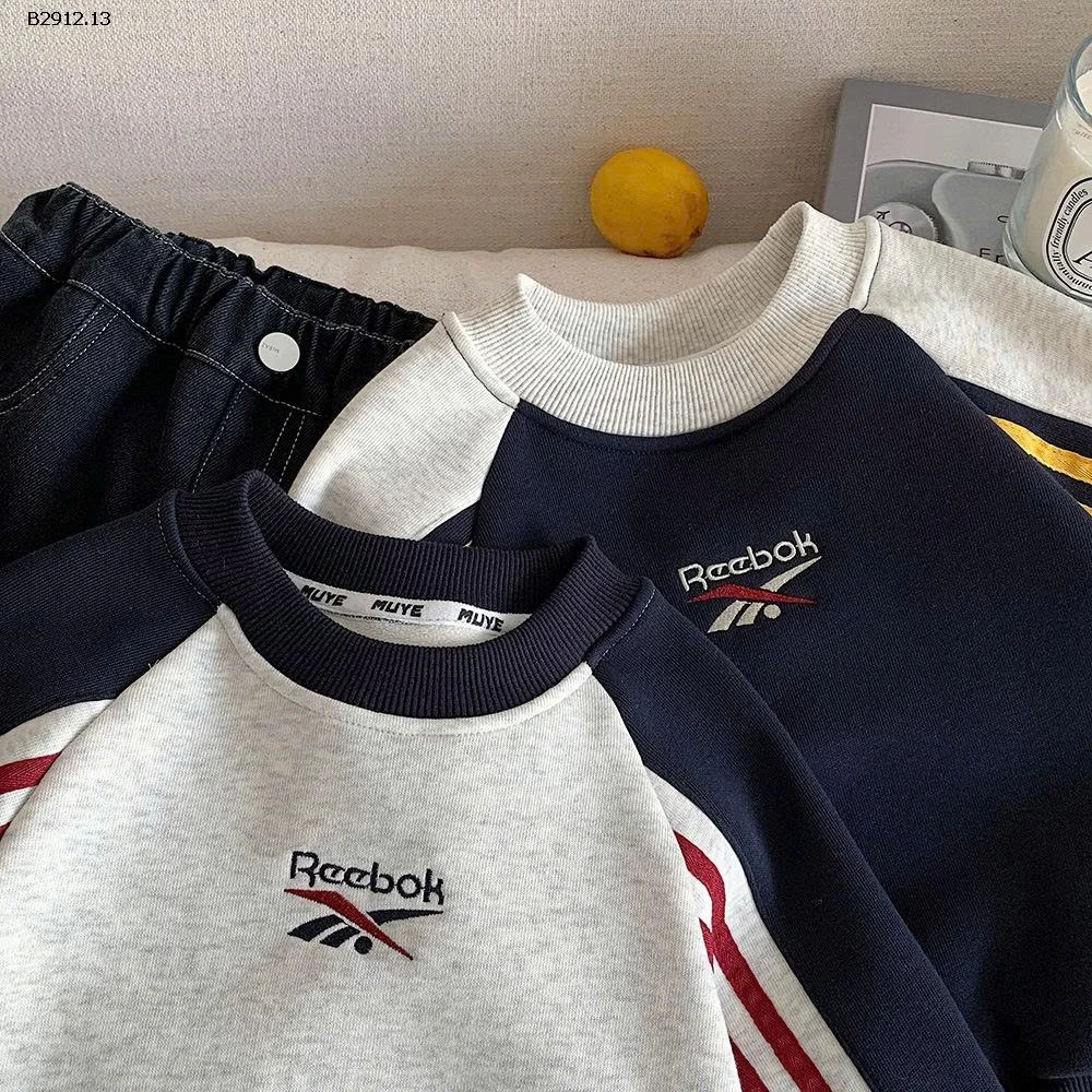 Áo nỉ mùa đông Muye lót lông cừu cho trẻ em -Giá sỉ  155k