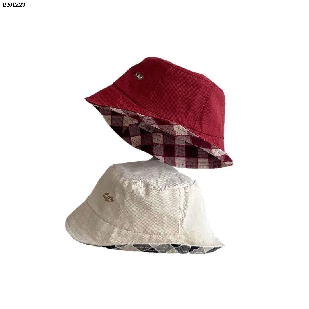 Mũ 2 mặt dành cho bé trai bé gái - sỉ 93k