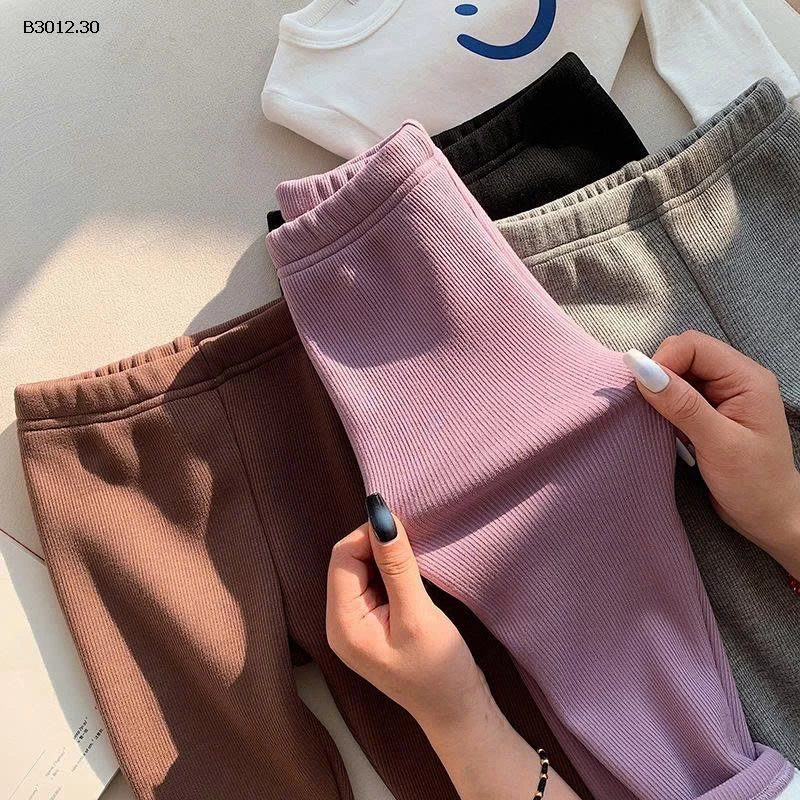 LEGGING TRẺ EM LÓT LÔNG  - sỉ 120k
