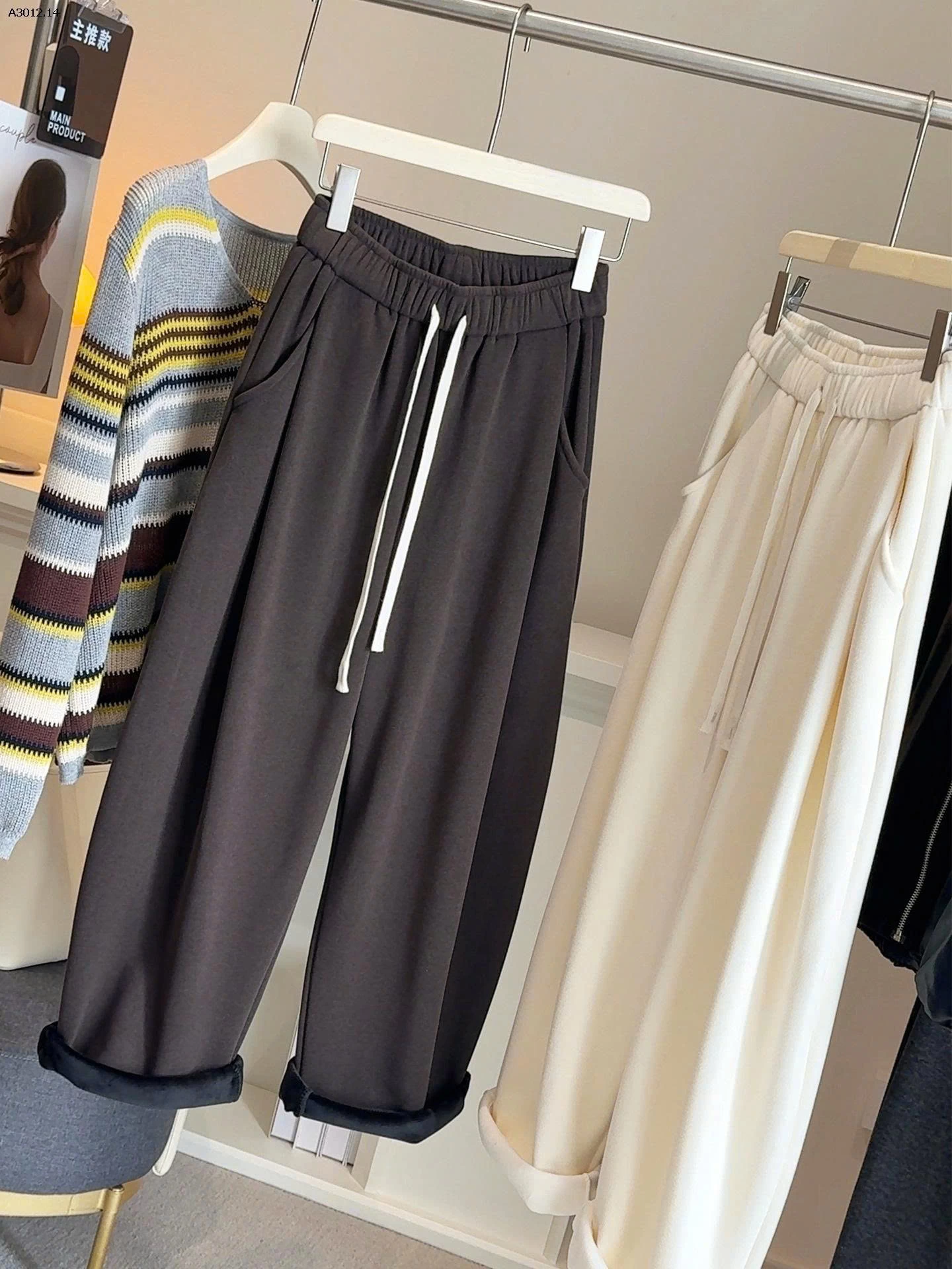 QUẦN SUÔNG NỈ NHUNG ANNA  - sỉ 232k