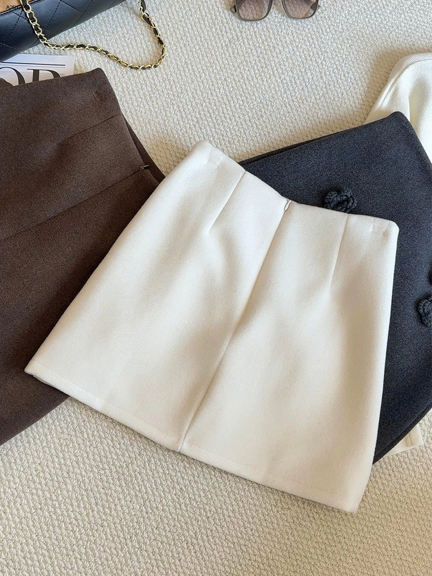 CHÂN VÁY ĐÍNH NƠ QC - sỉ 178k