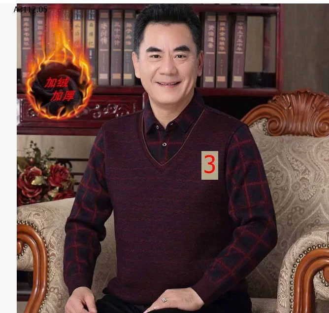 ÁO LEN LÓT LÔNG CỔ SƠMI  - sỉ 175k