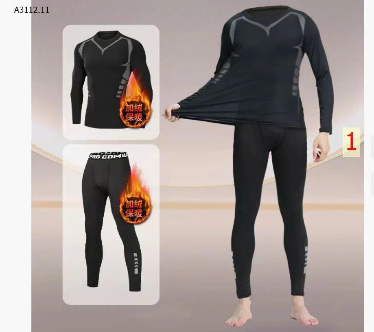 BỘ GIỮ NHIỆT NAM LÓT NỈ - sỉ 115k