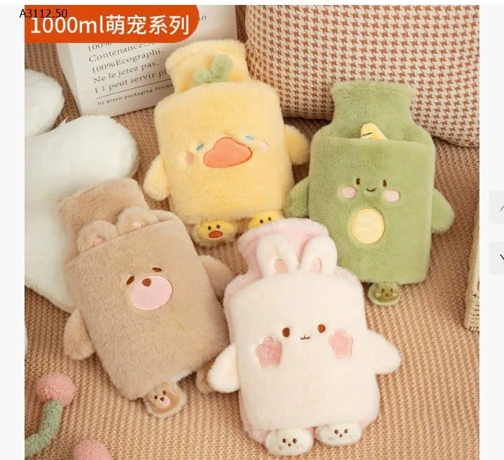 TÚI SƯỞI GIỮ NHIỆT THÚ BÔNG ĐÁNG YÊU  - sỉ 80k