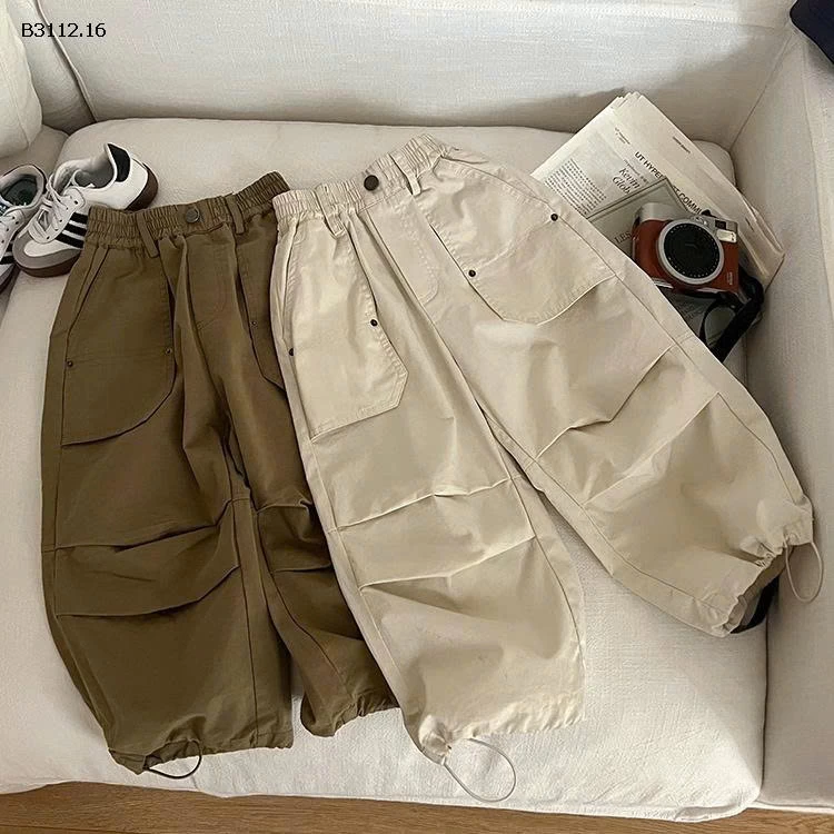 Quần dài có dây rút kiểu Hàn Quốc  Elmo Baby Kids AMBB-Giá sỉ  sz 90-150 : 192k Sz 160 : 209k