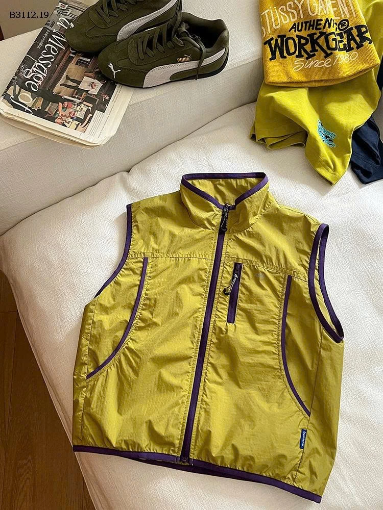 Áo khoác cardigan không tay phối màu thời trang cho bé  Elmo Baby Kids AMBB-Giá sỉ  sz 90-150 : 199k Sz 160 : 216k Sz 170 : 234k