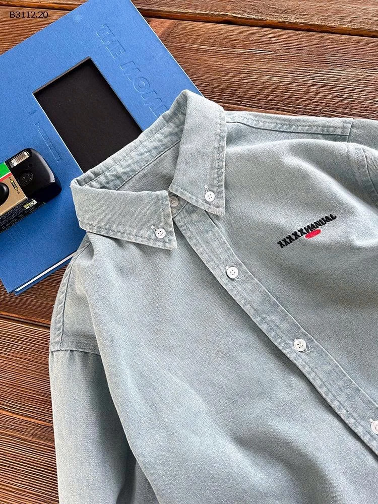 Áo khoác dáng rộng bằng vải cotton mài cát cho bé  Elmo Baby Kids AMBB-Giá sỉ  sz 90-150 : 212k Sz 160 : 229k Sz 170 : 245k