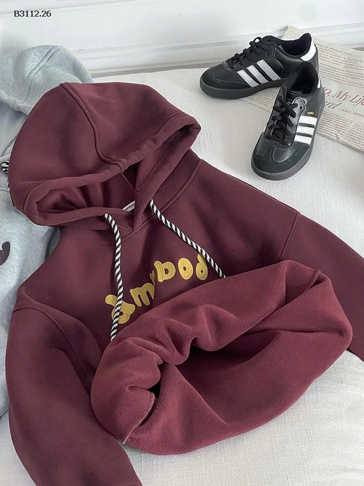 Áo khoác hoodie dày dặn, lót lông cừu  nhà  Elmo Baby Kids AMBB-Giá sỉ  sz 90-150 : 237k Sz 160 : 257k Sz 170 : 274k