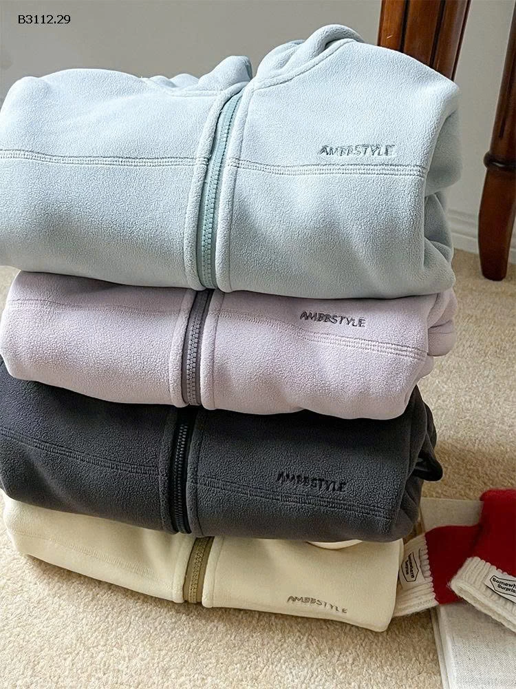 Áo khoác hoodie len lót lông cừu  nhà  Elmo Baby Kids AMBB-Giá sỉ  sz 90-150 : 275k Sz 160 : 298k Sz 170 : 323k