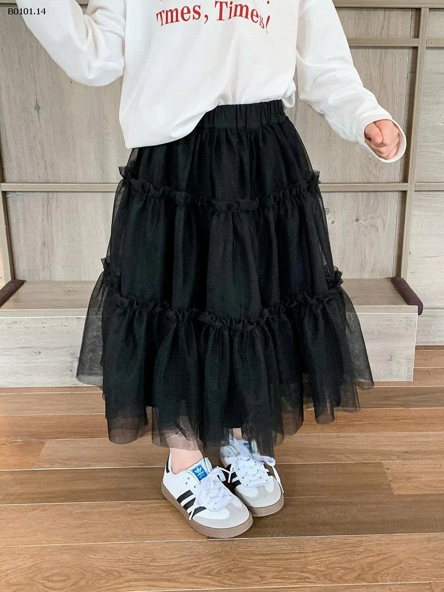 Váy công chúa nhỏ xinh xắn voan xòe cho bé nhà  AMBB-Giá sỉ  sz 90-150: 170k sz 160: 183k