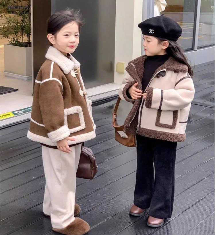 Quần ống loe lót lông cừu  cho bé gái Tutu Little Elephant-Giá sỉ  sz 90-160 : 225k sz 170 : 295k