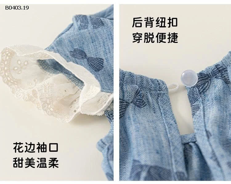 VÁY VIỀN REN CHO BG BABYCITY  - sỉ 202k