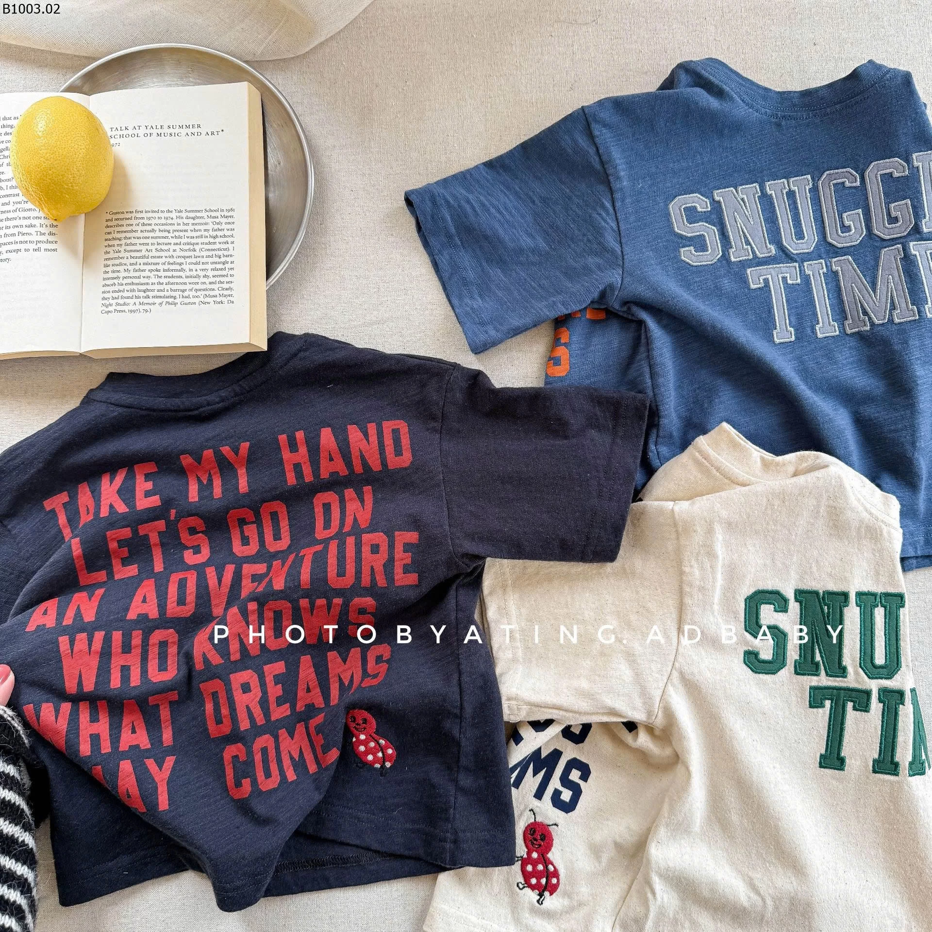 ÁO PHÔNG CHỮ ADBABY - Giá sỉ 160k