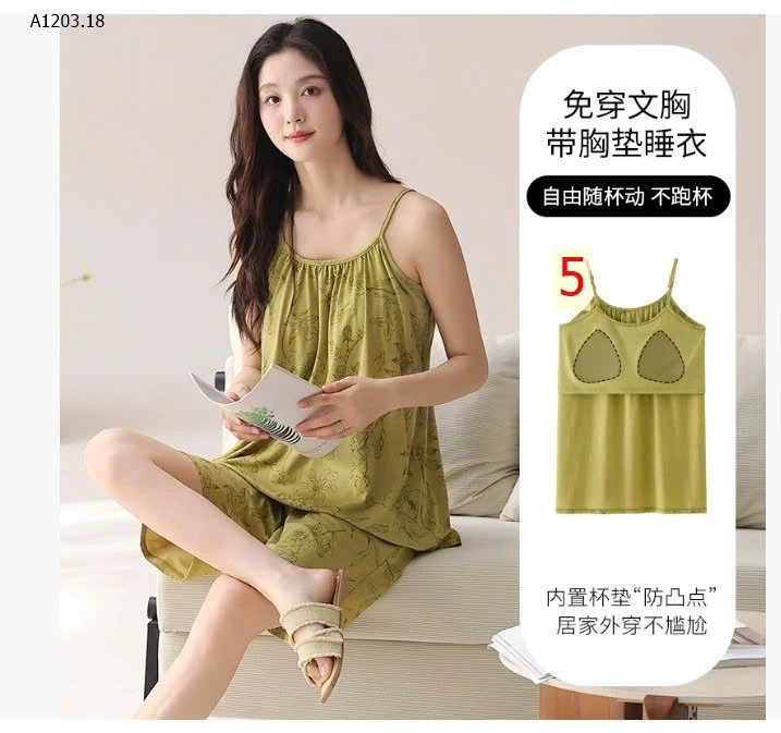 BỘ NGỦ 2S KÈM BRA - sỉ 165k