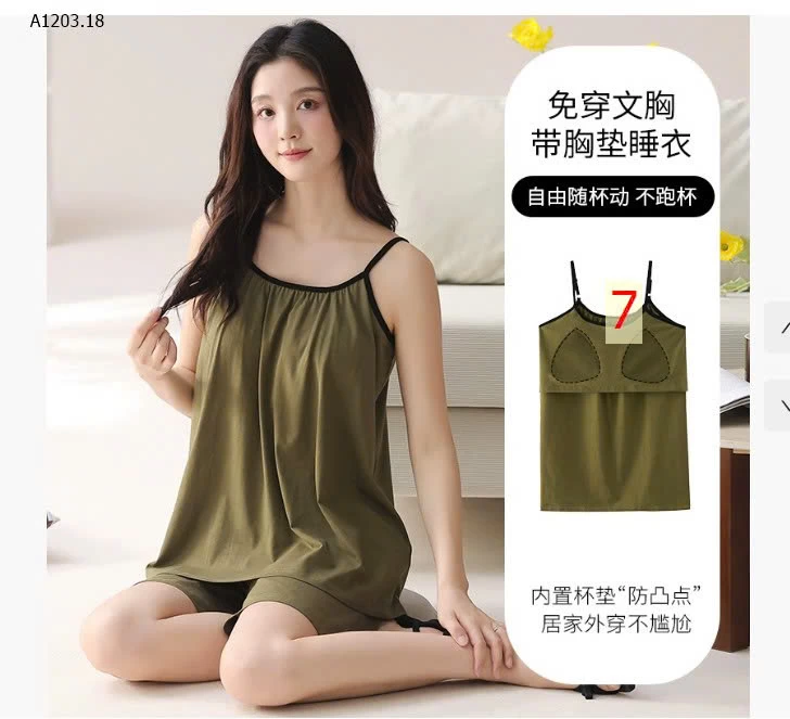 BỘ NGỦ 2S KÈM BRA - sỉ 165k