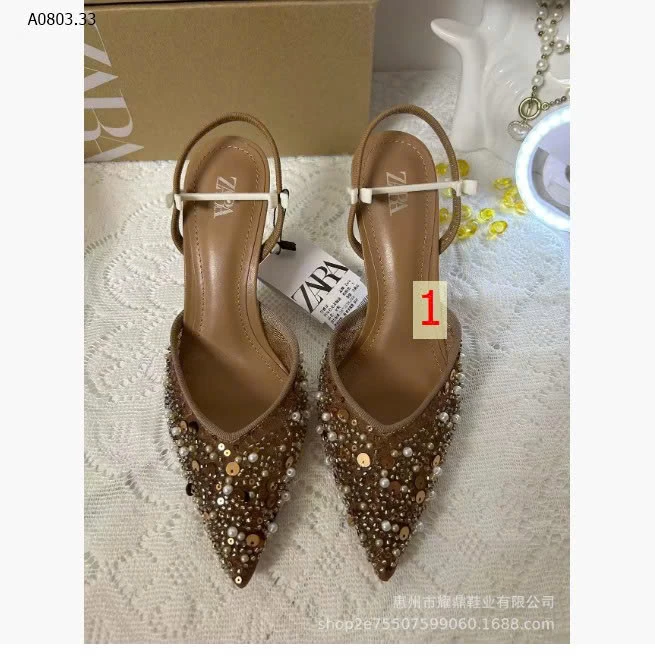 GIÀY CAO GÓT MŨI NHỌN ZR - sỉ 275k