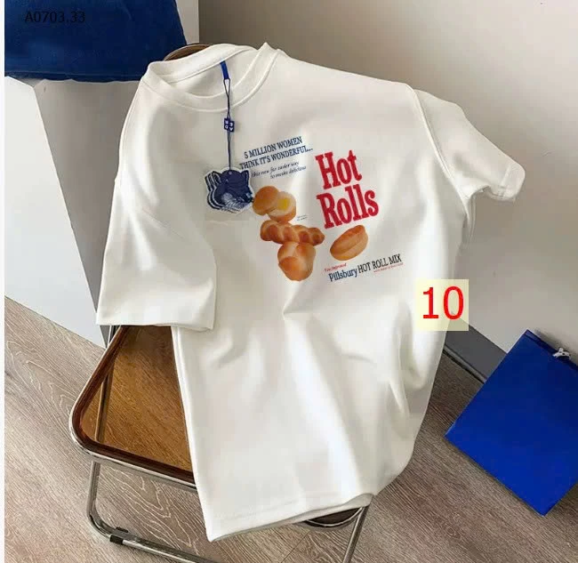 Áo thun nữ tay ngắn cổ tròn : giá sỉ 100k/c