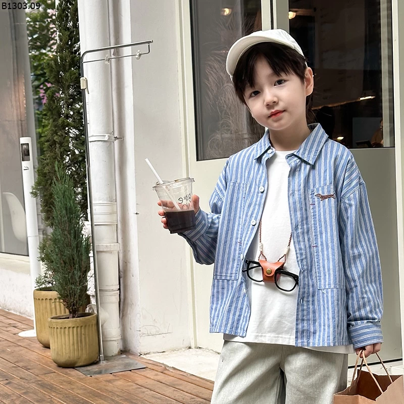 ÁO SƠ MI KẺ CHO BÉ AMBB Giá sỉ sz 90- 150 : 155k sz 160 : 172k sz 170 : 183k