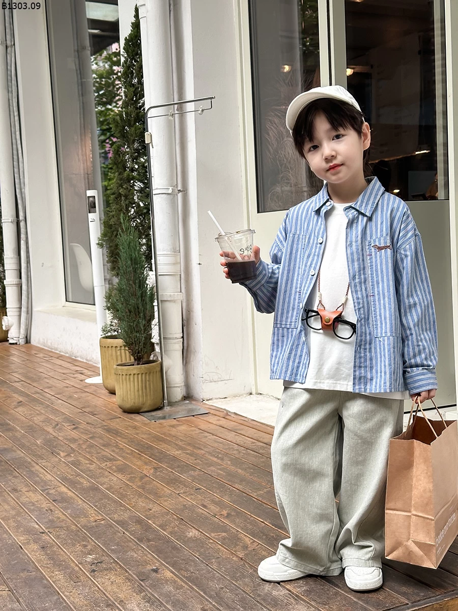 ÁO SƠ MI KẺ CHO BÉ AMBB Giá sỉ sz 90- 150 : 155k sz 160 : 172k sz 170 : 183k