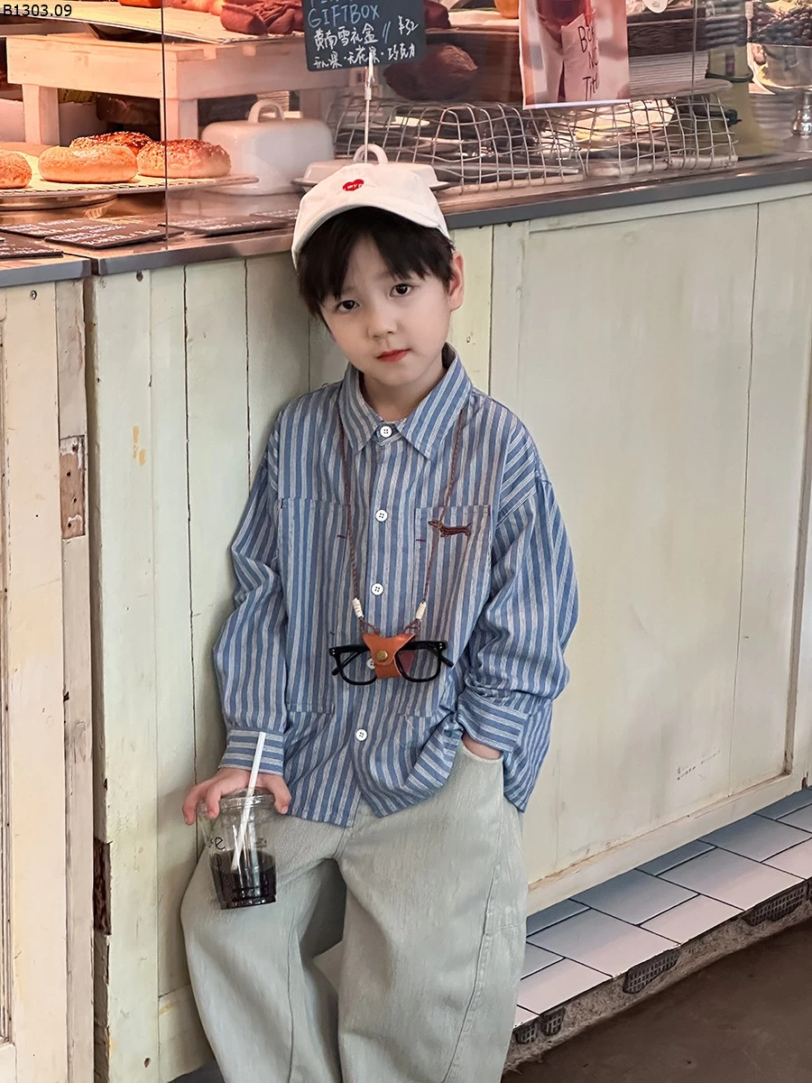 ÁO SƠ MI KẺ CHO BÉ AMBB Giá sỉ sz 90- 150 : 155k sz 160 : 172k sz 170 : 183k