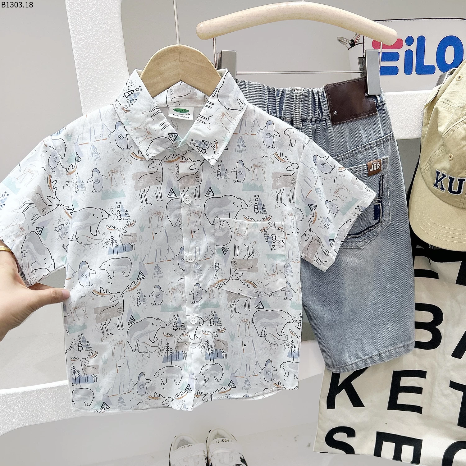 ÁO SƠ MI IN HÌNH KACADY Giá sỉ 123k