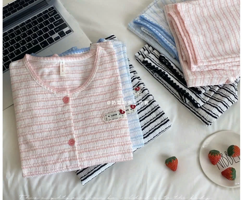 BỘ NGỦ KẺ 3 CHI TIẾT NỮ - sỉ 240k