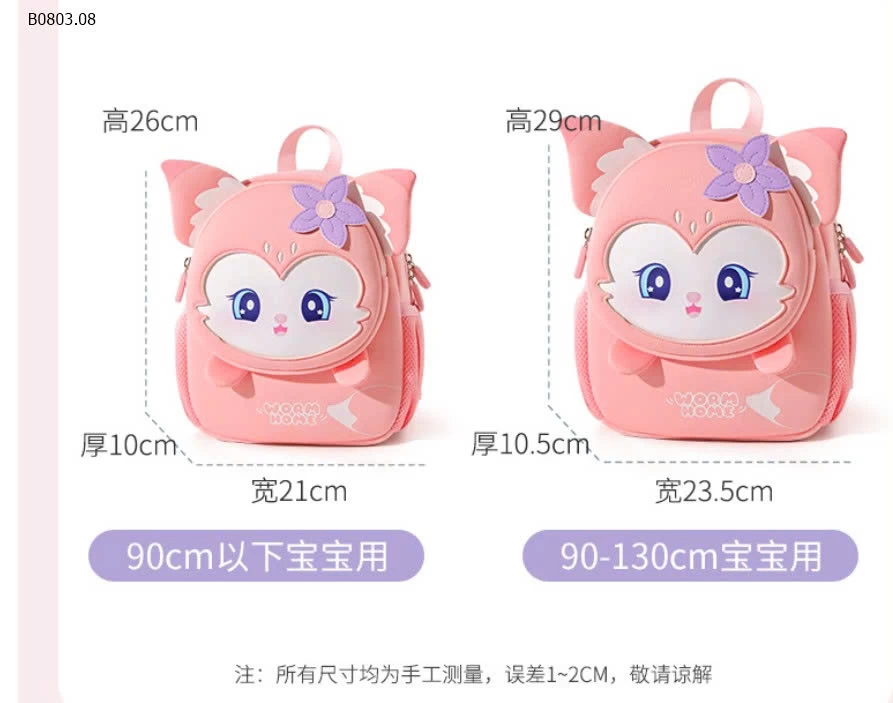 BALO MẪU GIÁO BỌT BIỂN CAO CẤP THÚ CƯNG - Giá sỉ sz nhỏ giá 228k, sz lớn giá 238k