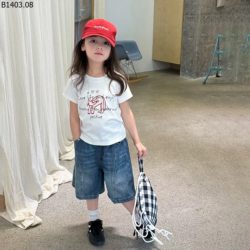 SET ÁO PHÔNG MIX QUẦN JEAN AMBB Giá sỉ sz 90-150: áo 98k, quần 185k sz 160: áo 108k, quần 196k sz 170: áo 115k, quần 213k