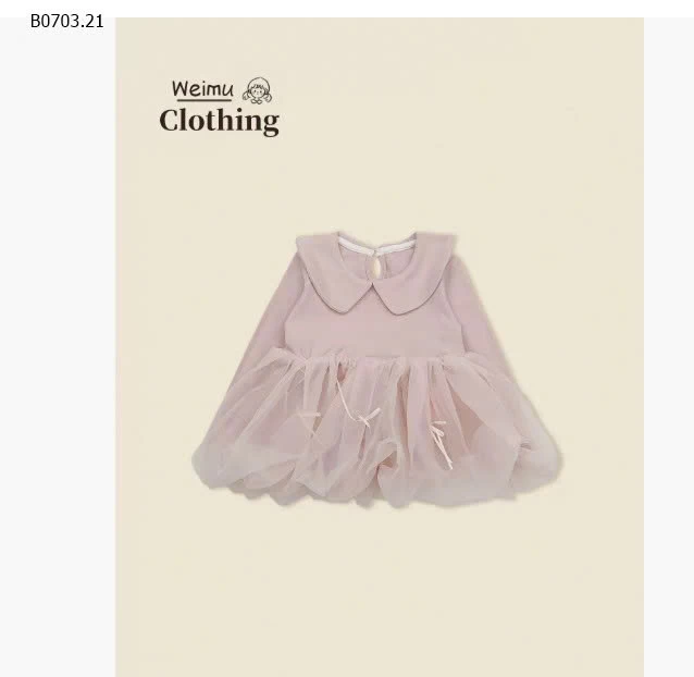 Đầm trẻ em Vimu cho bé gái-Giá sỉ 205k