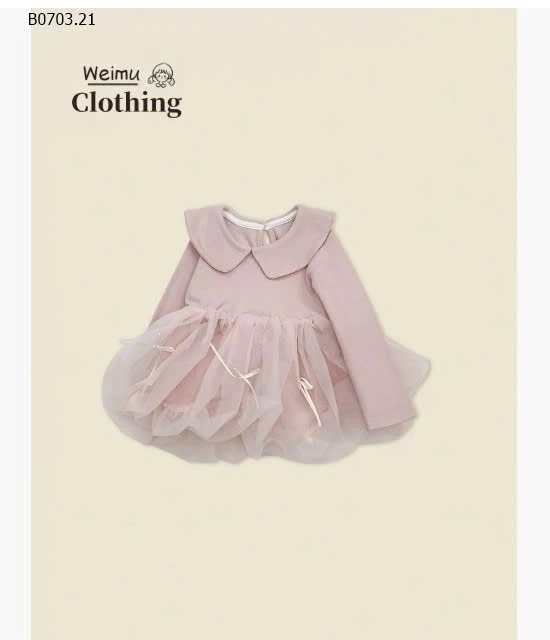 Đầm trẻ em Vimu cho bé gái-Giá sỉ 205k