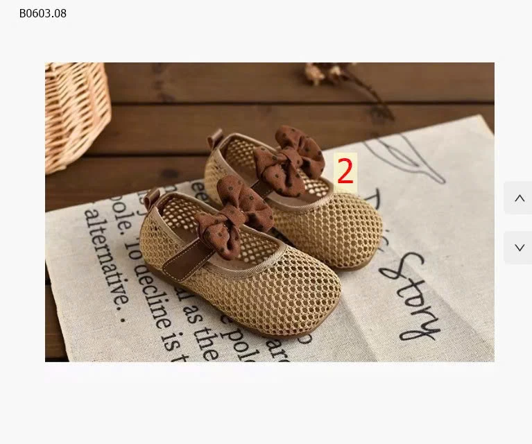 Giày sandal mùa hè cho bé gái có nơ-Giá sỉ sz 23-27 : 135k sz 28-32 : 148k