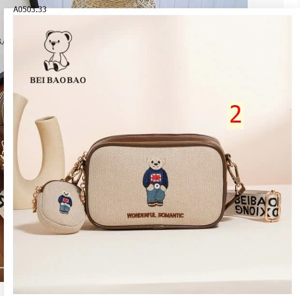 Túi Gấu Bear nhà BeiBaoBao - sỉ 235k