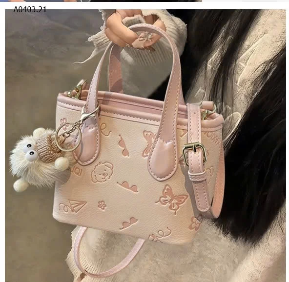 TÚI XÁCH MINI TẶNG KÈM MÓC KHÓA - sỉ 86k