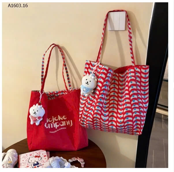 TÚI TOTE NỮ ĐA DẠNG DÙNG DC 2 MẶT - sỉ 66k