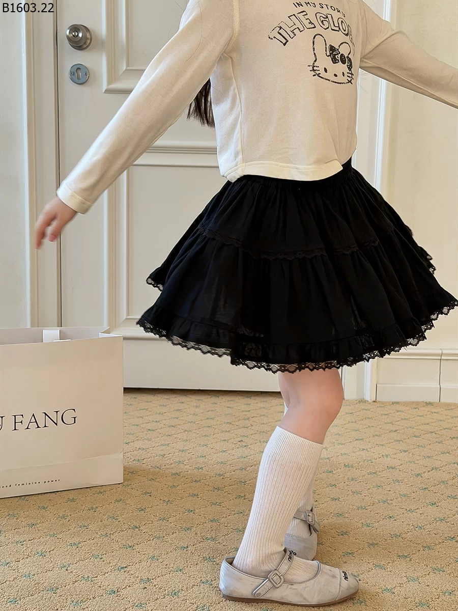 Chân váy bé gái NHÀ AMBB giá sỉ sz 100-150 : 165k sz 160 : 178k sz 170 : 190k