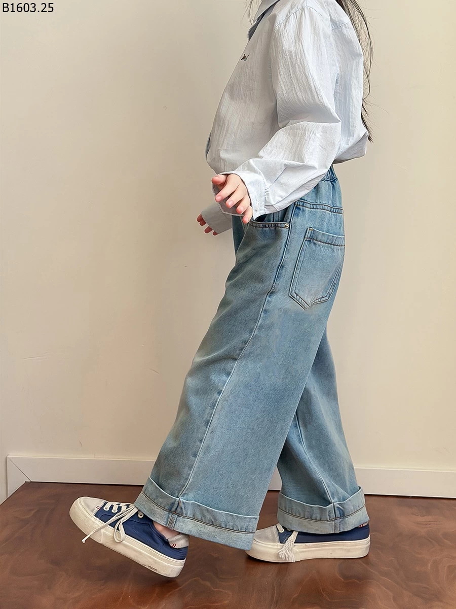 Quần jeans ống đứng kiểu Hàn Quốc đơn giản NHÀ AMBB giá sỉ sz 100-150 : 229k sz 160 : 248k sz 170 : 268k